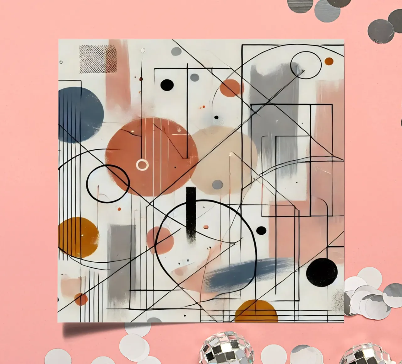 abstract sticker sheet by nomad