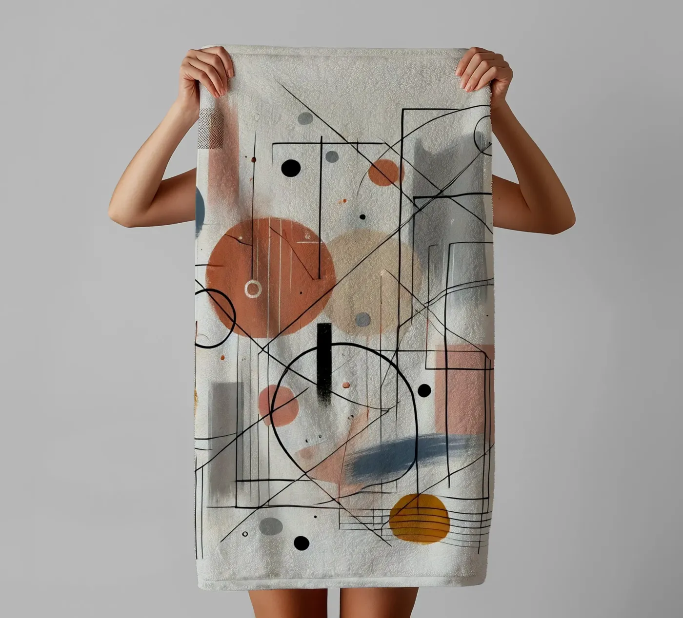 abstract badhanddoek van nomad