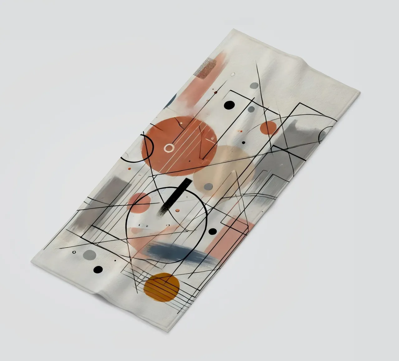 abstract beach towel by nomad