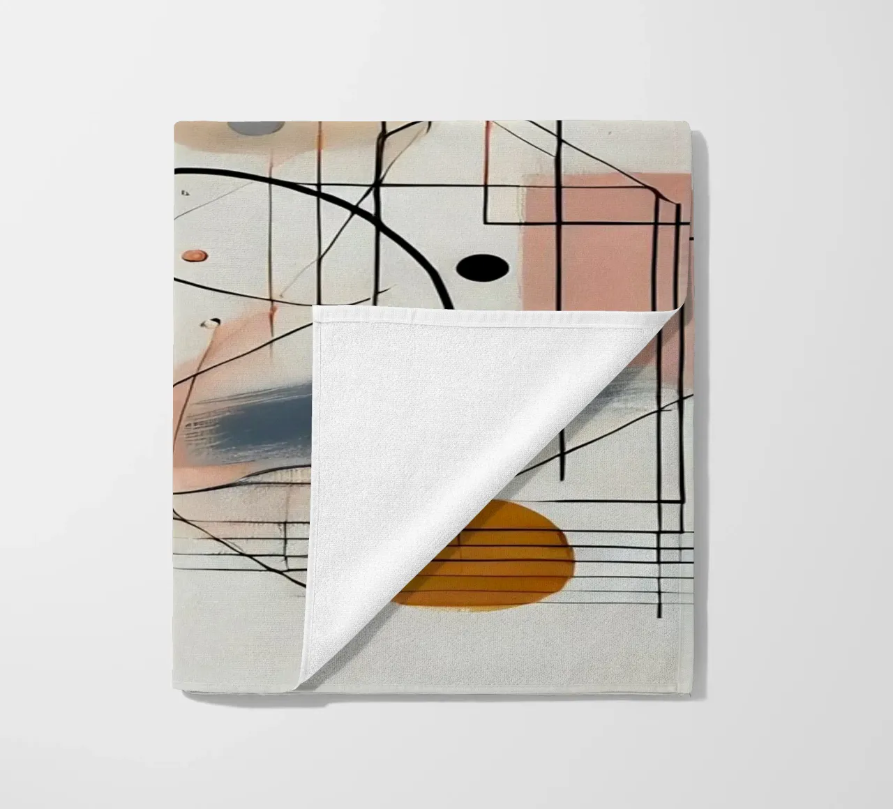 abstract beach towel by nomad
