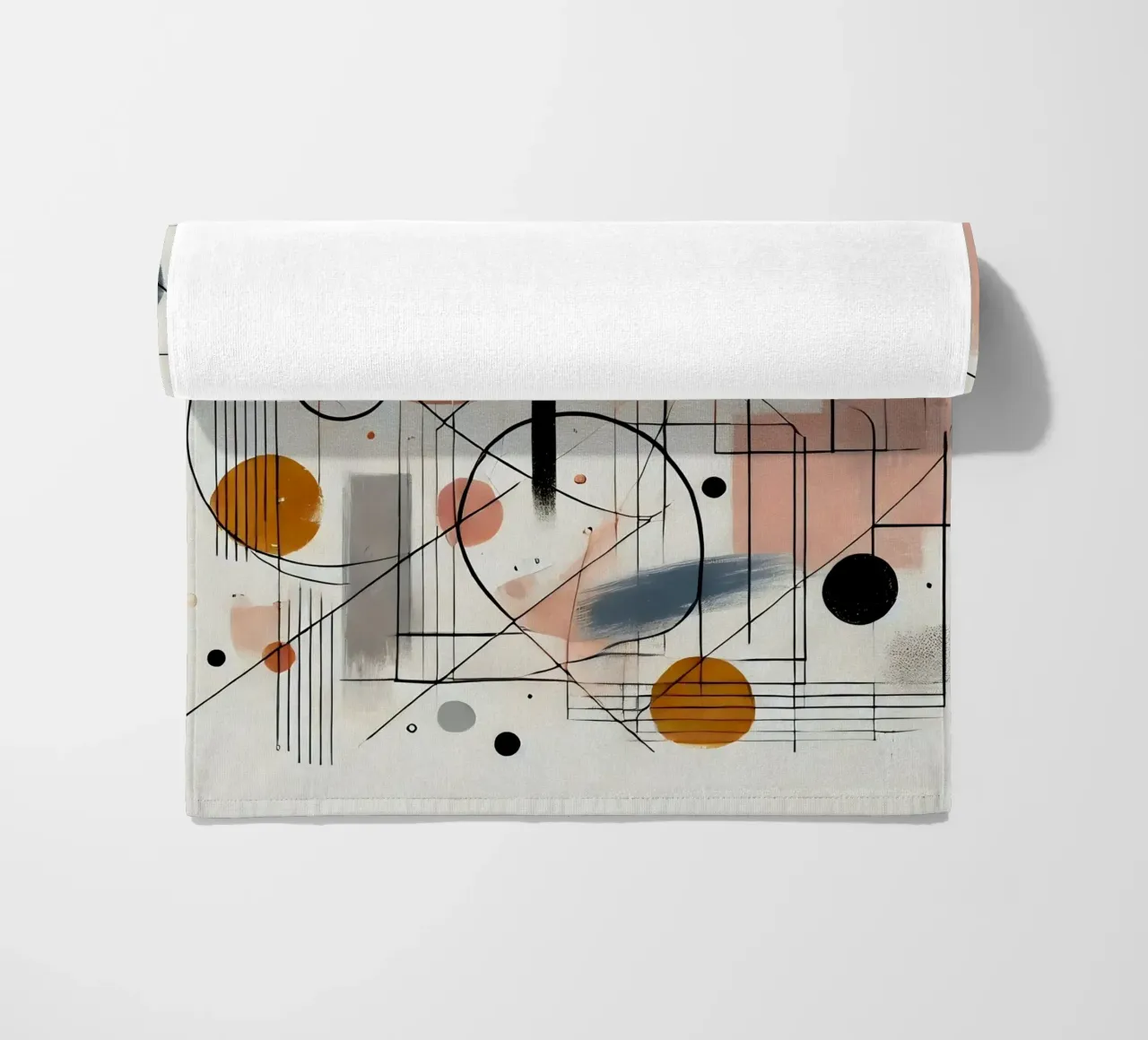 abstract beach towel by nomad