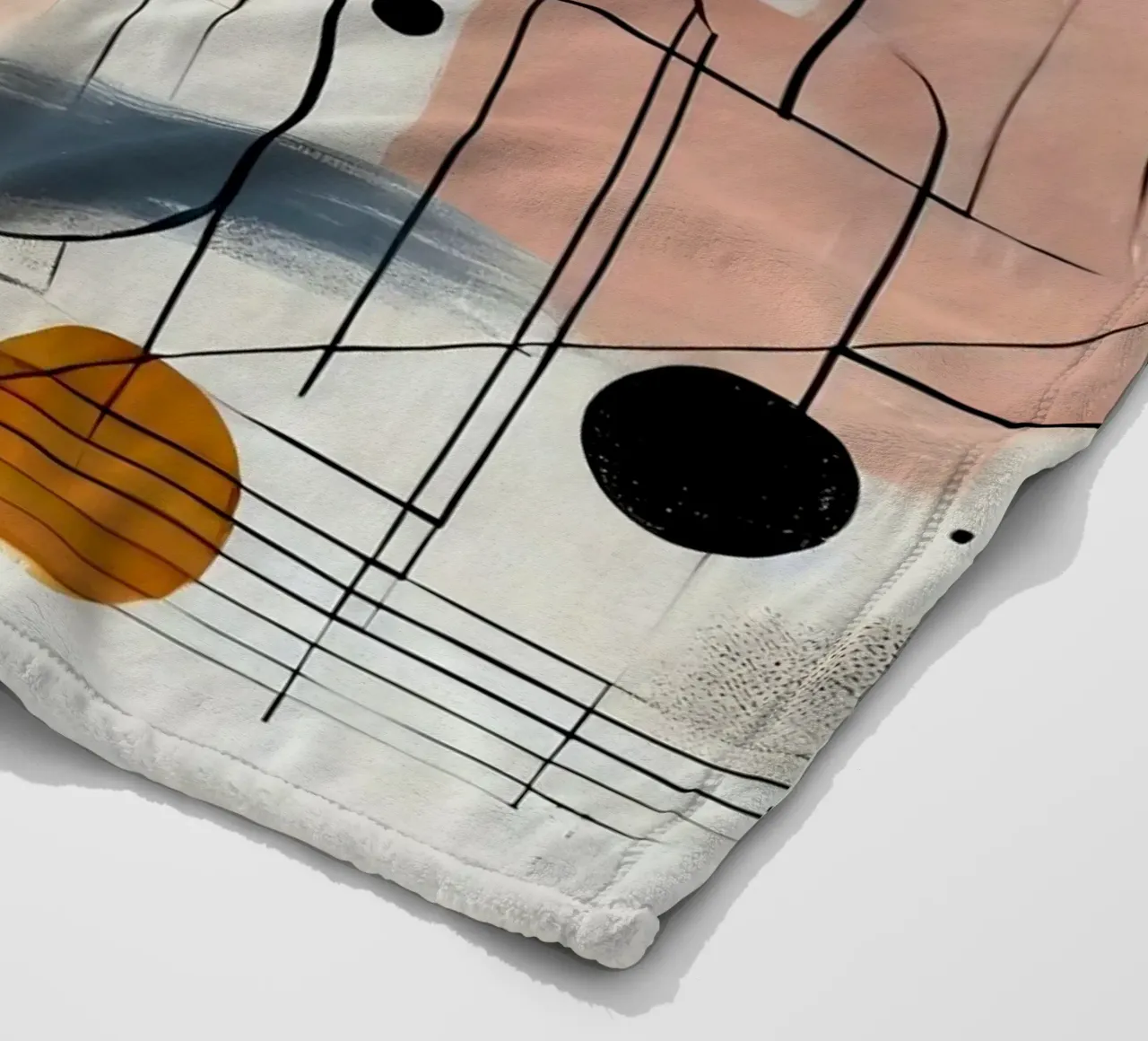 abstract fleecedeken van nomad