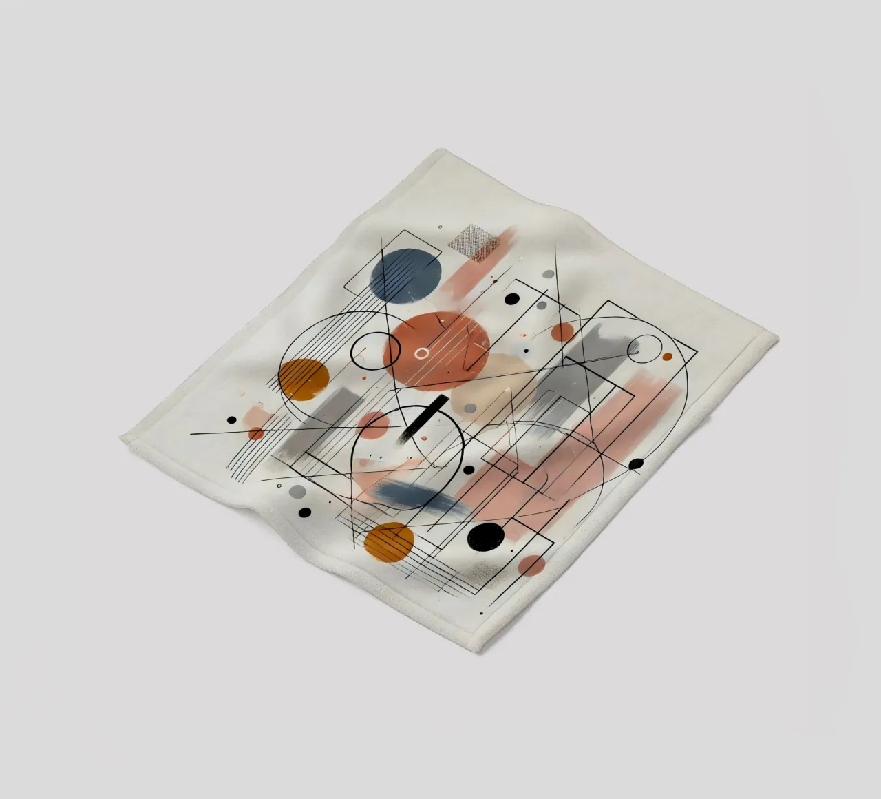 abstract fleecedeken van nomad