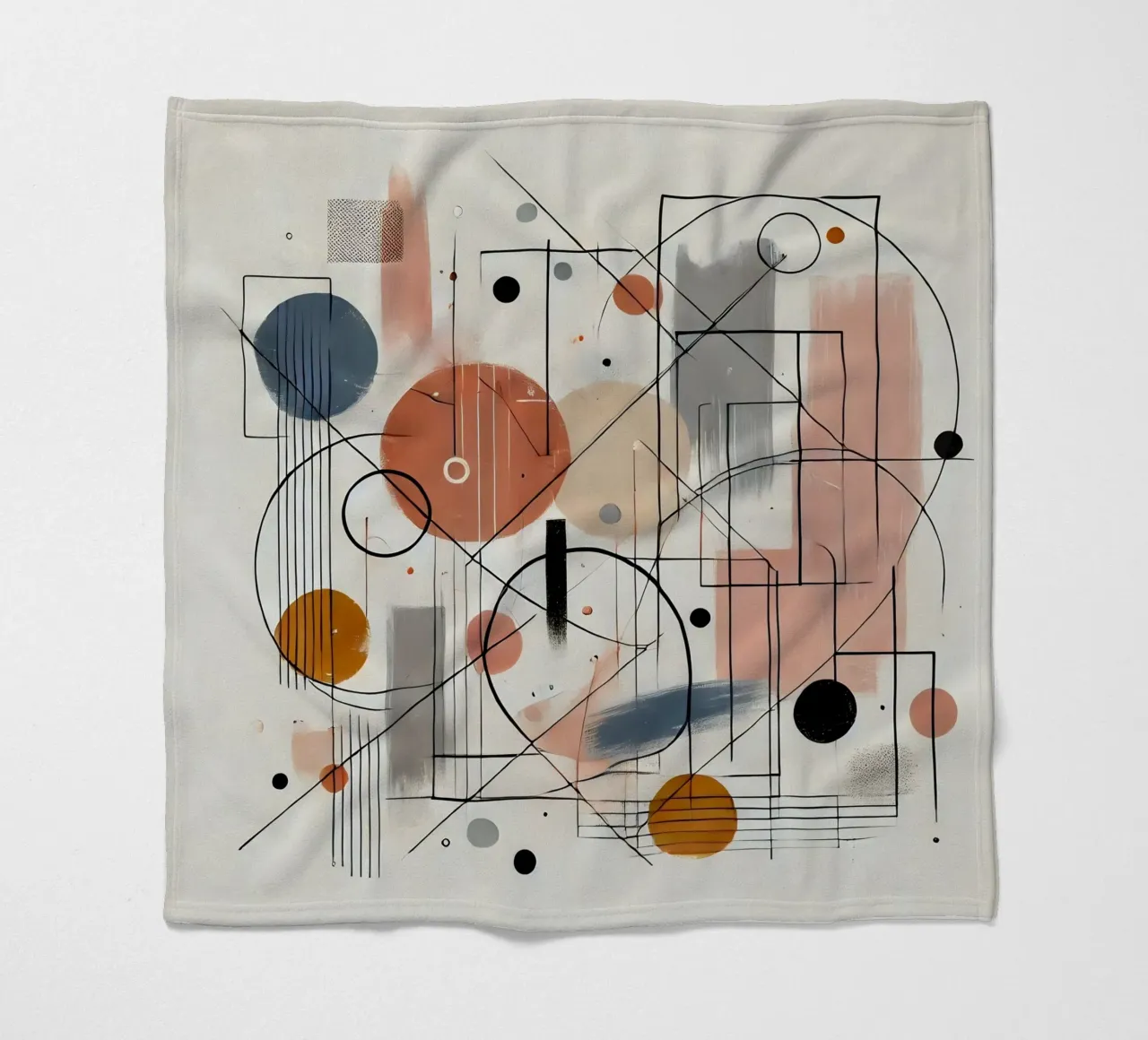 abstract fleecedeken van nomad