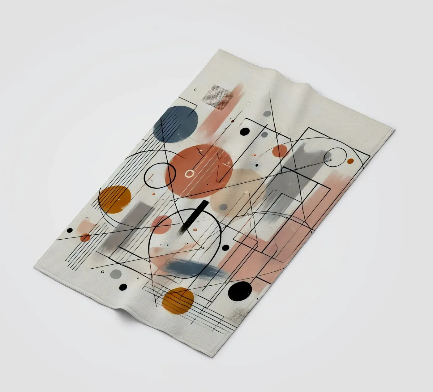 abstract Fleecedecke von nomad