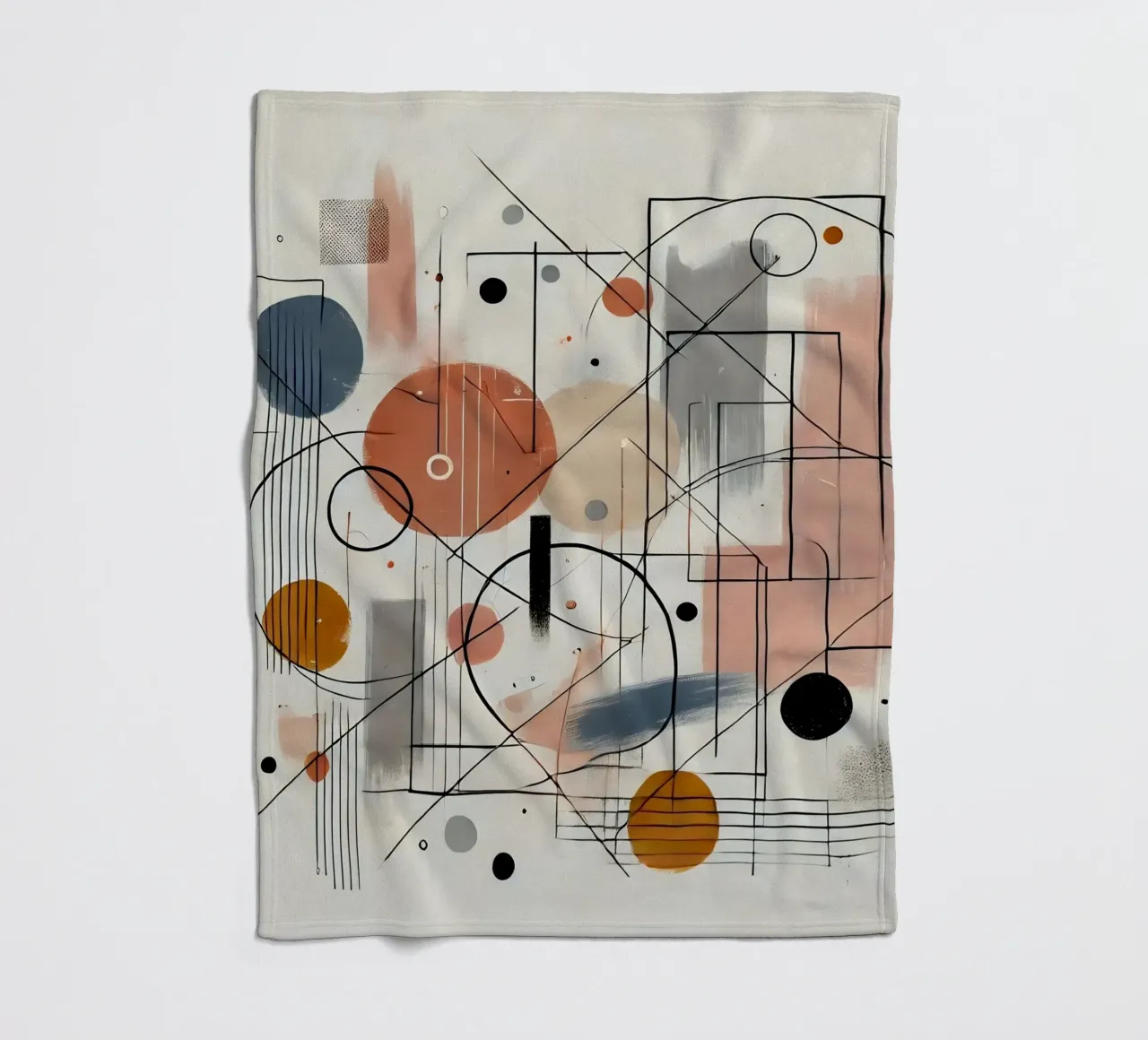 abstract fleecedeken van nomad