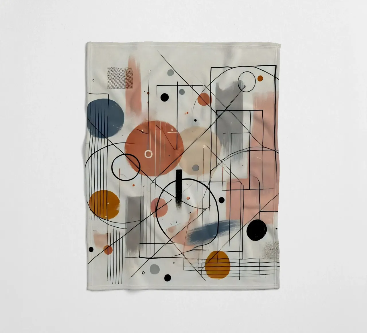 abstract fleecedeken van nomad