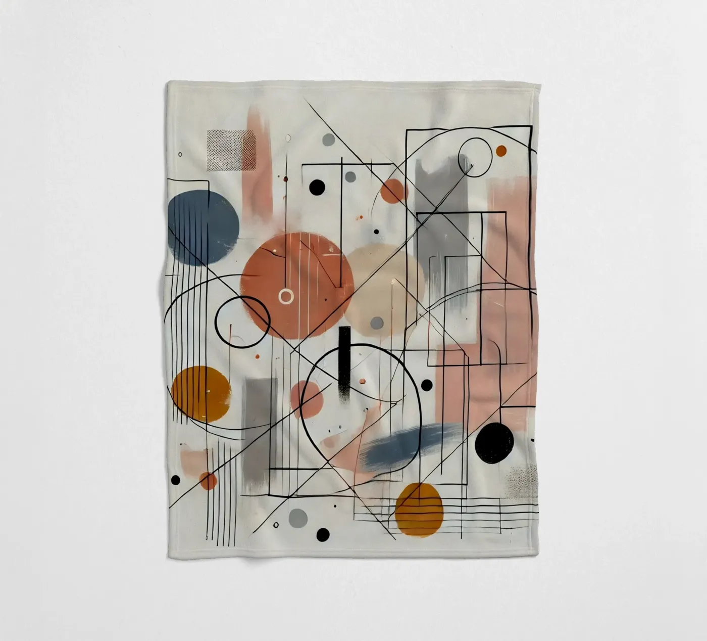 abstract Fleecedecke von nomad