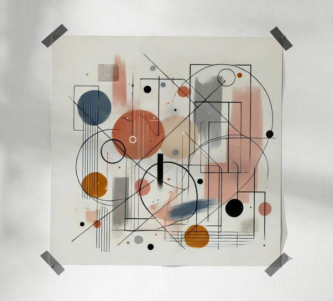 abstrait poster de nomad