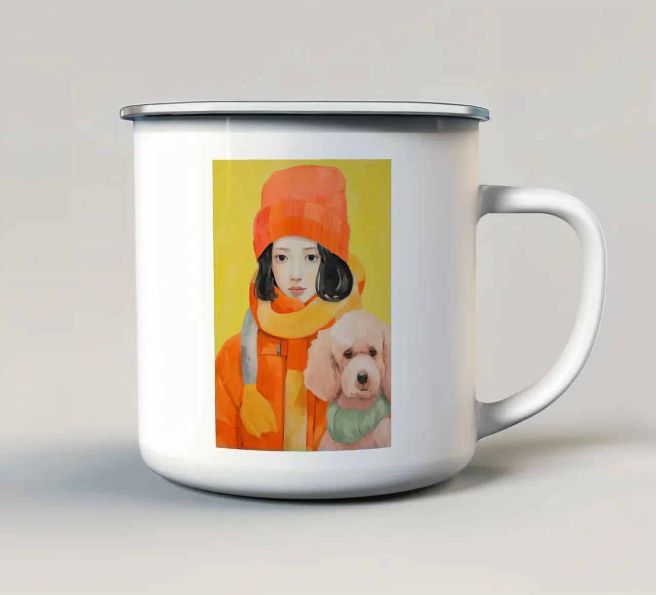 Compagni d'inverno tazza in smalto da DaarbyN