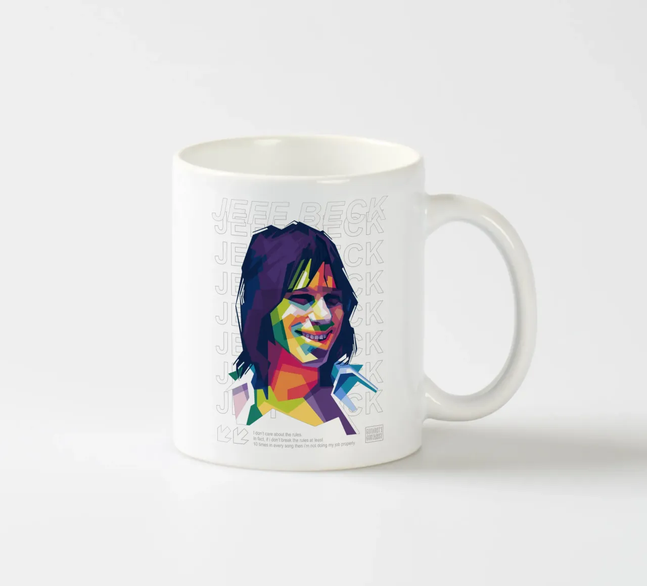 Jeff Beck WPAP tazza in ceramica da Alkahfsmart