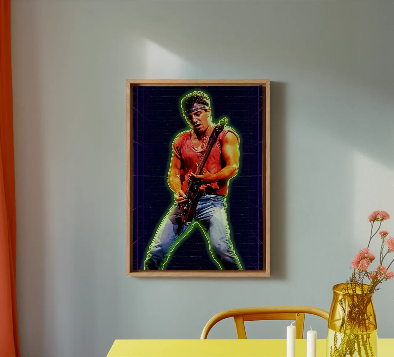 The Springsteen canvas by neonartroom