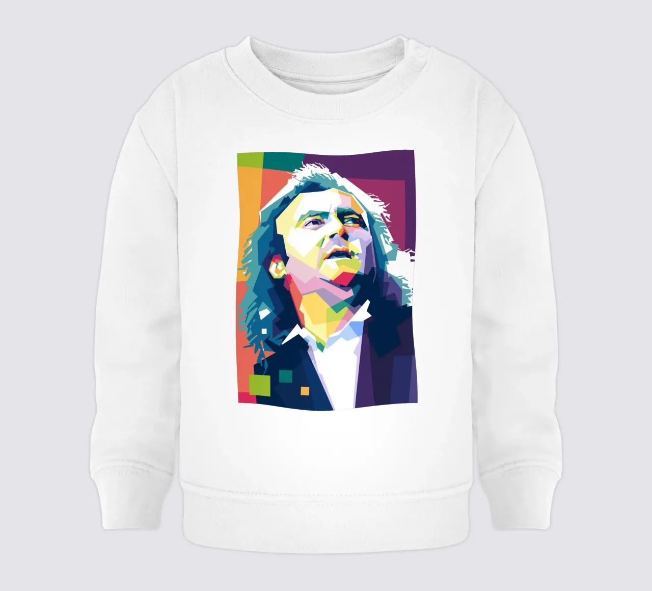 Phil Collins WPAP felpa neonato da Alkahfsmart