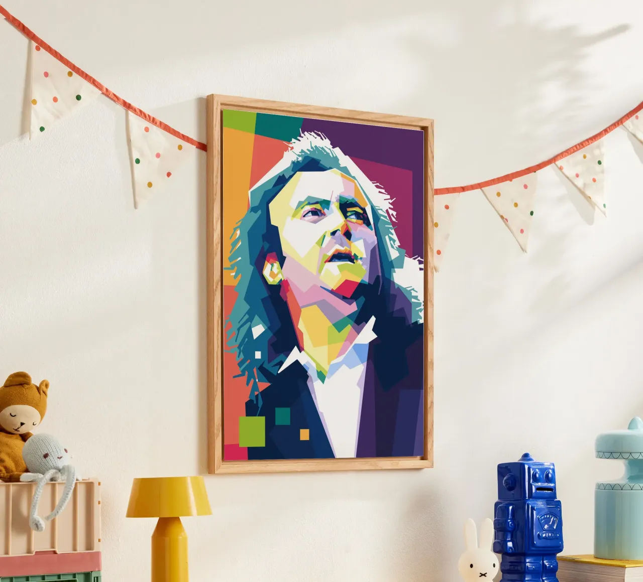 Phil Collins WPAP plexiglass da Alkahfsmart