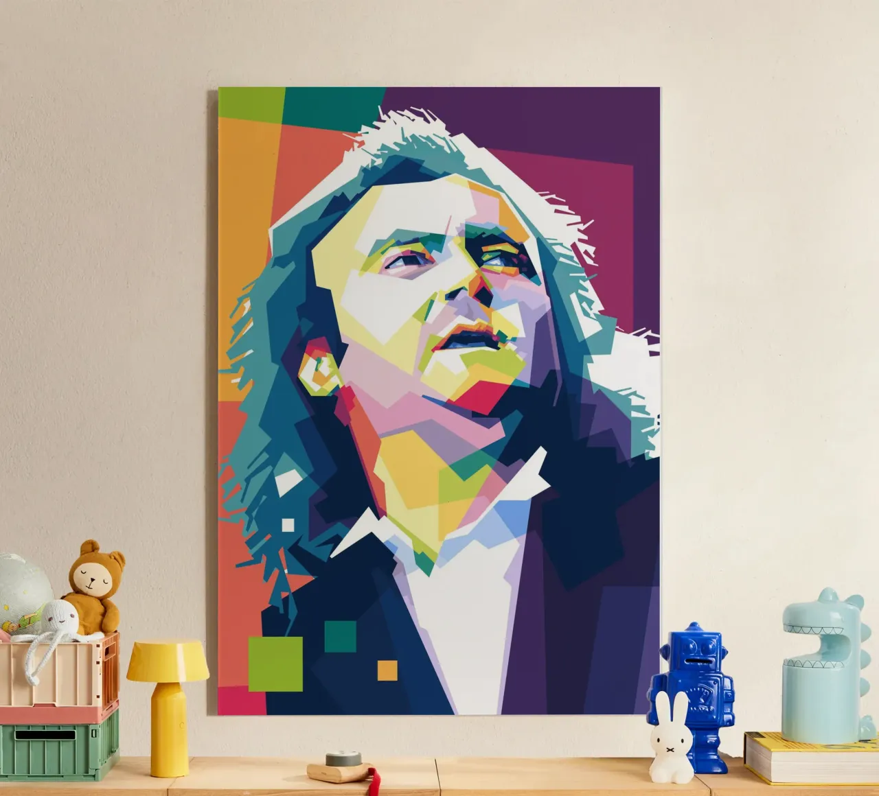 Phil Collins WPAP plexiglass da Alkahfsmart