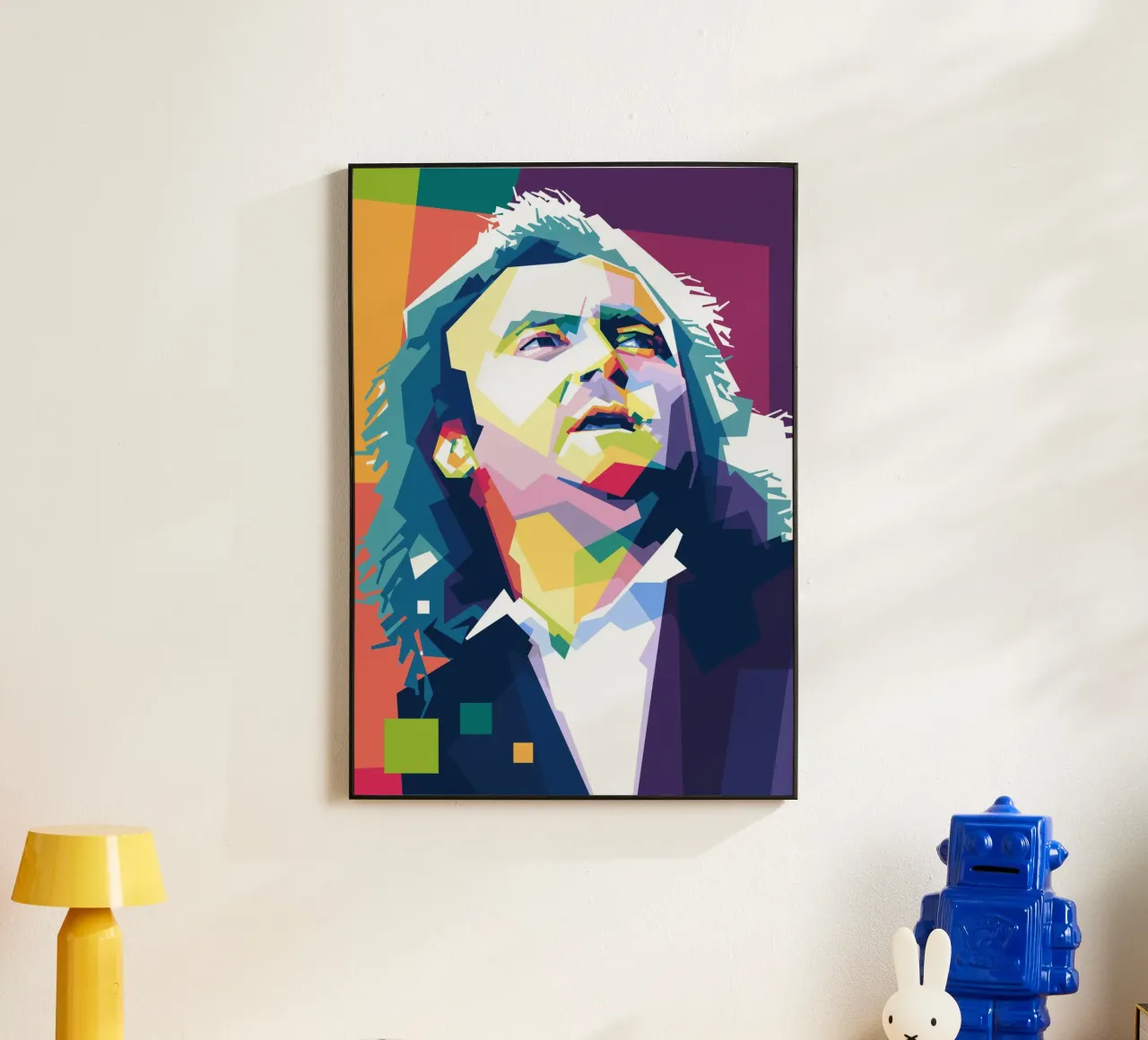 Phil Collins WPAP alluminio dibond da Alkahfsmart