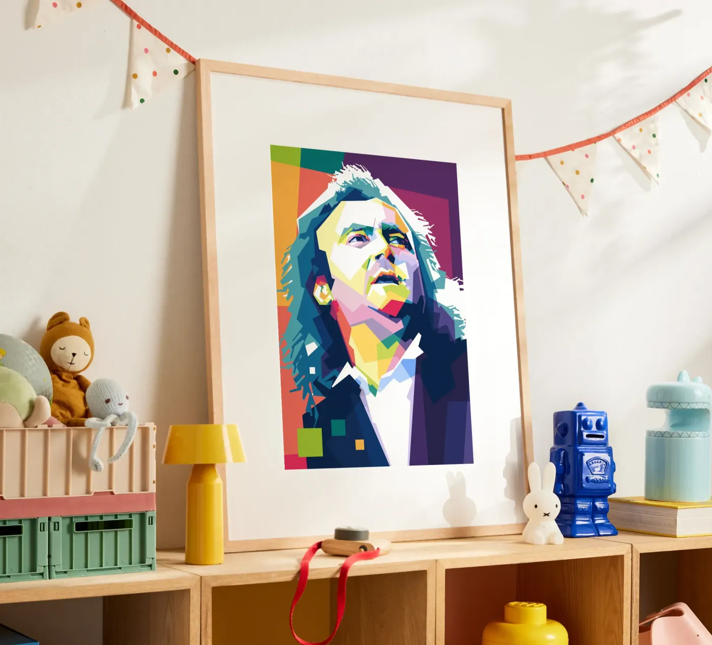 Phil Collins WPAP poster da Alkahfsmart