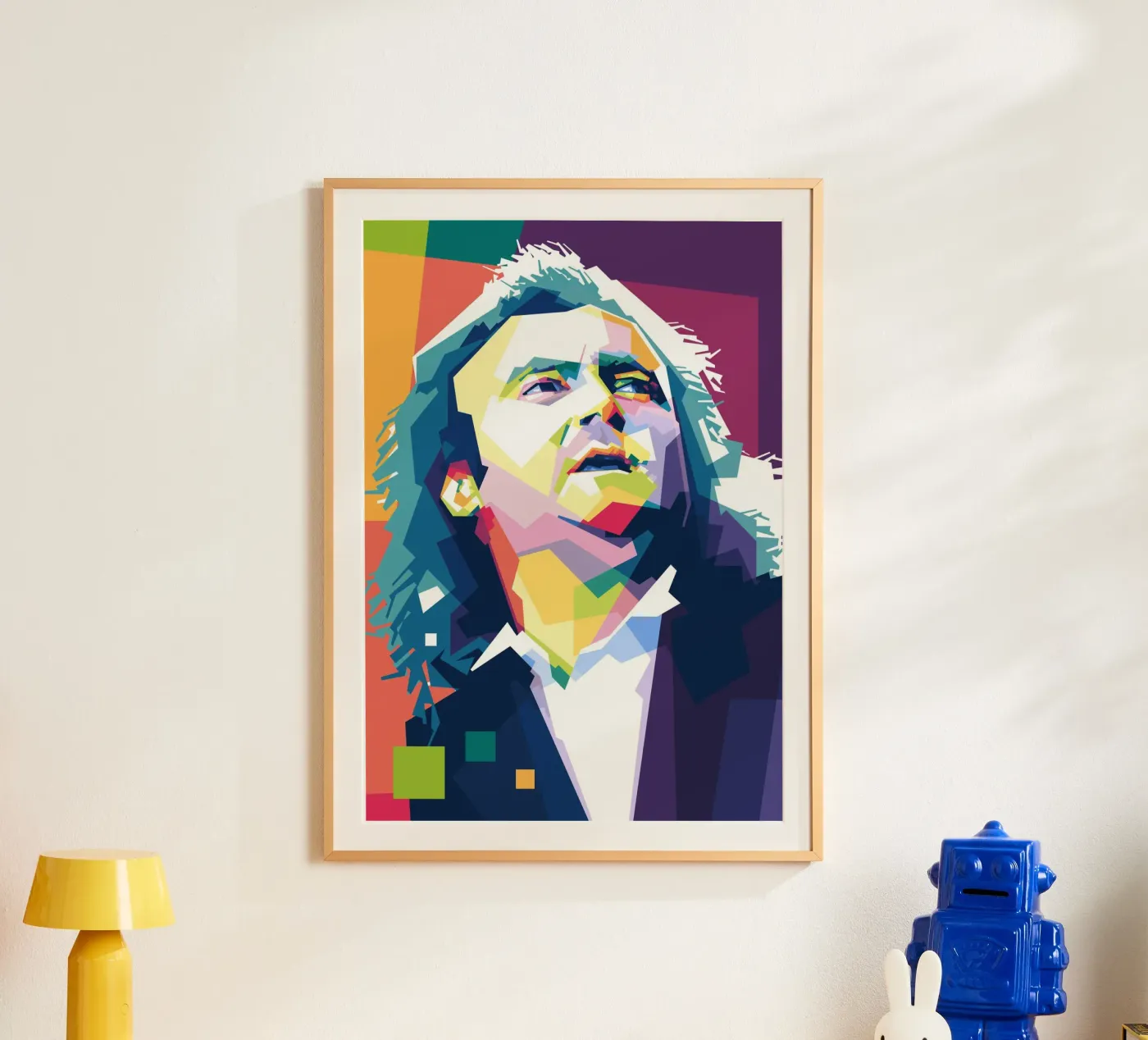 Phil Collins WPAP poster da Alkahfsmart