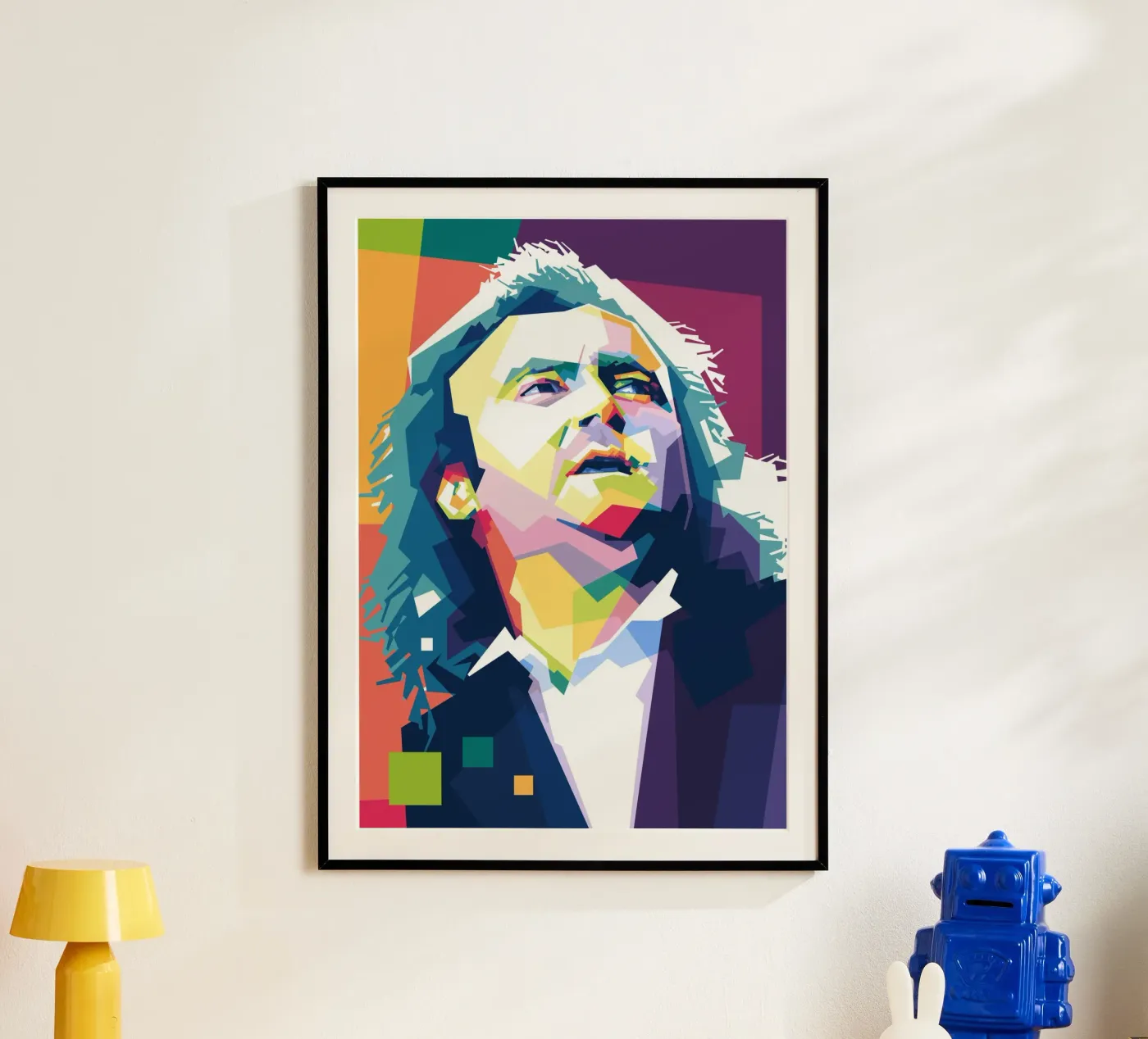 Phil Collins WPAP poster da Alkahfsmart