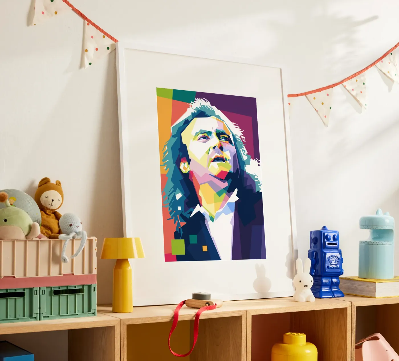 Phil Collins WPAP poster da Alkahfsmart