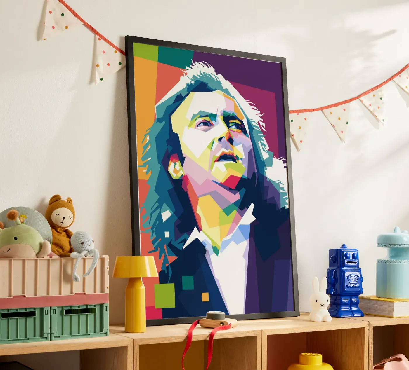 Phil Collins WPAP poster da Alkahfsmart