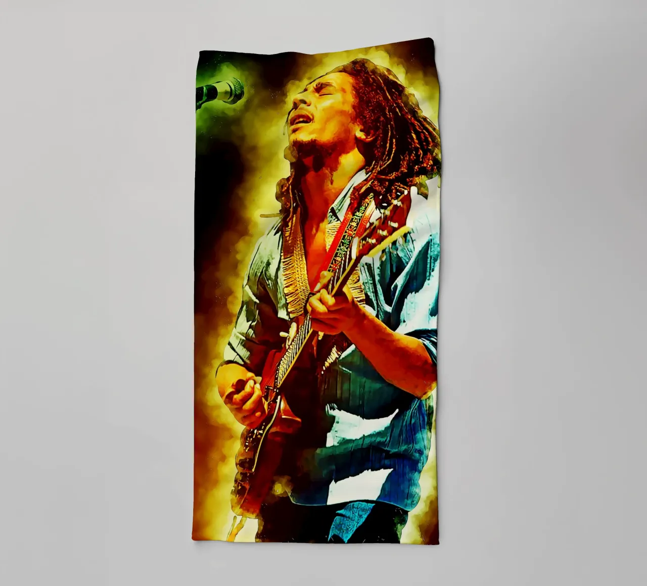 Epic of Marley towel by neonartroom