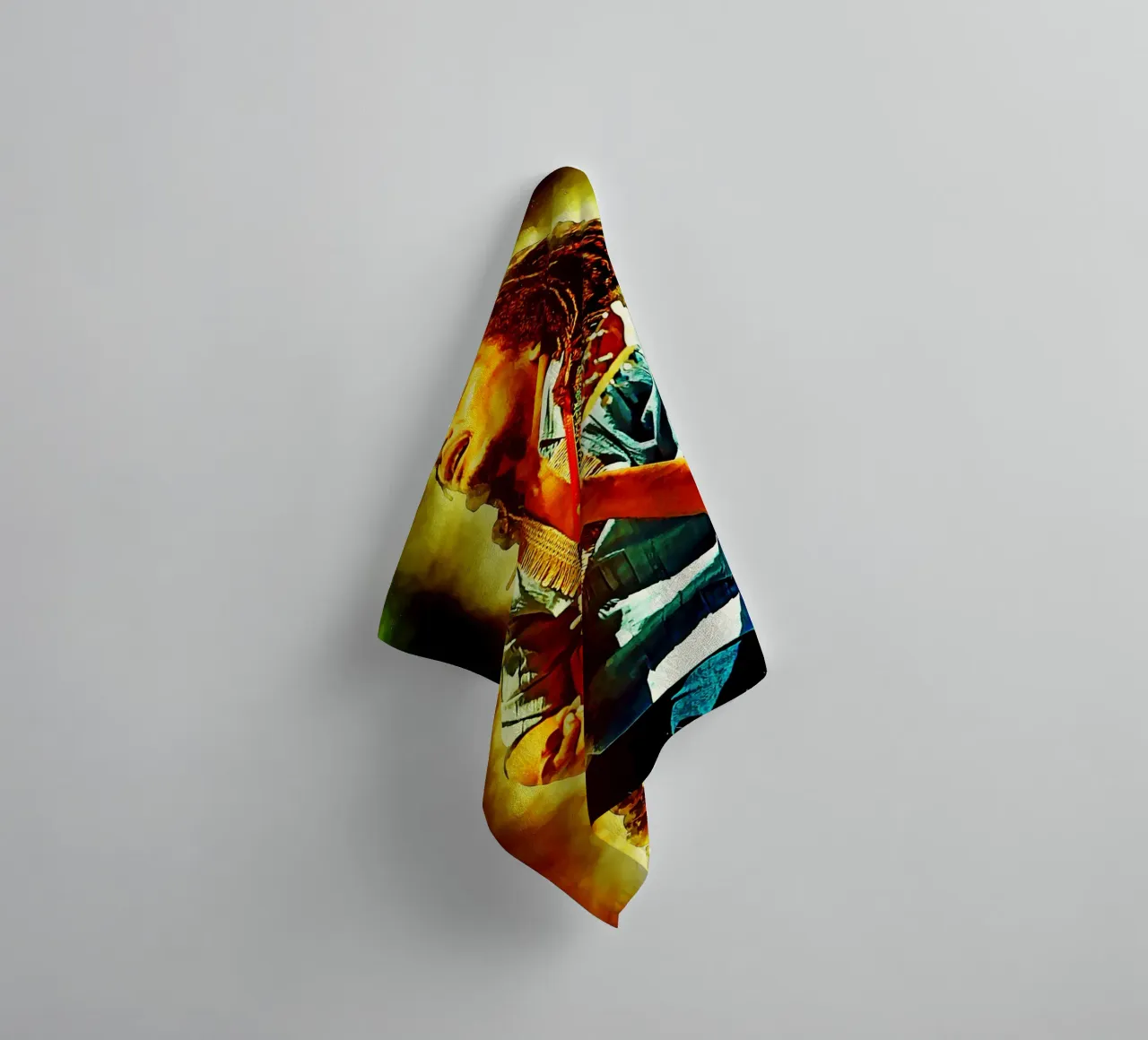 Epic of Marley towel by neonartroom