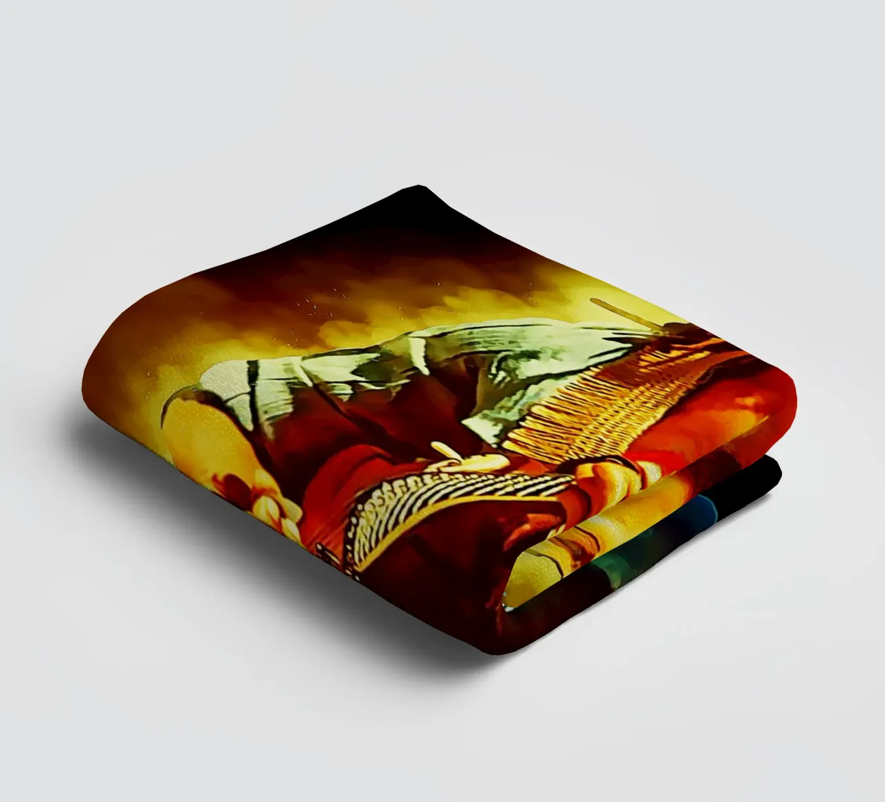 Epic of Marley towel by neonartroom