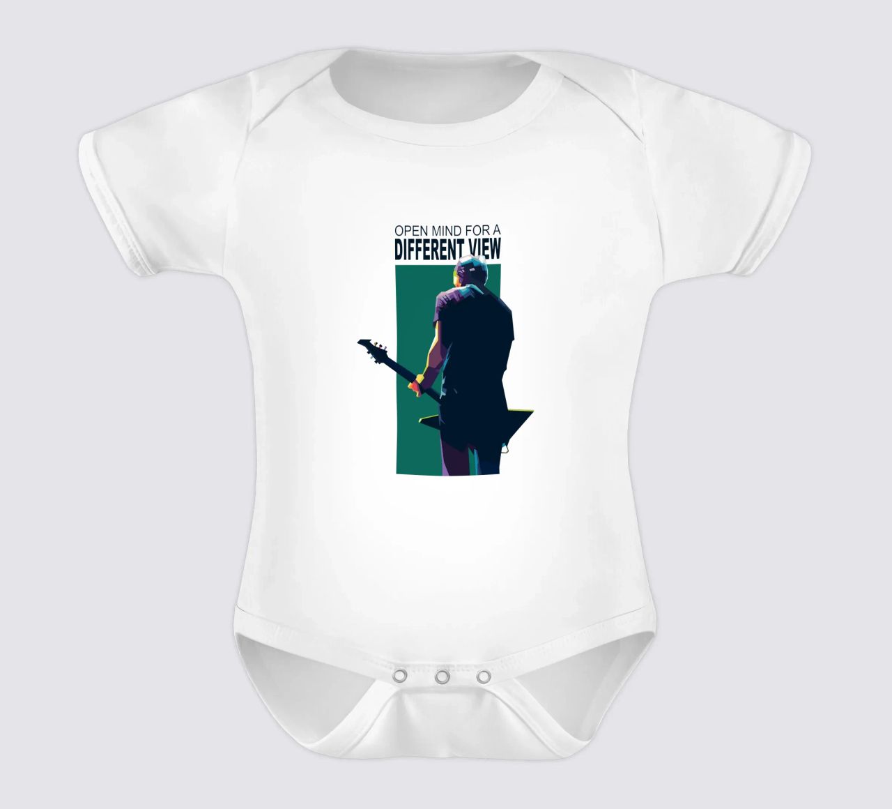 Offenheit für eine andere Sichtweise Kurzarm Babybody von Alkahfsmart