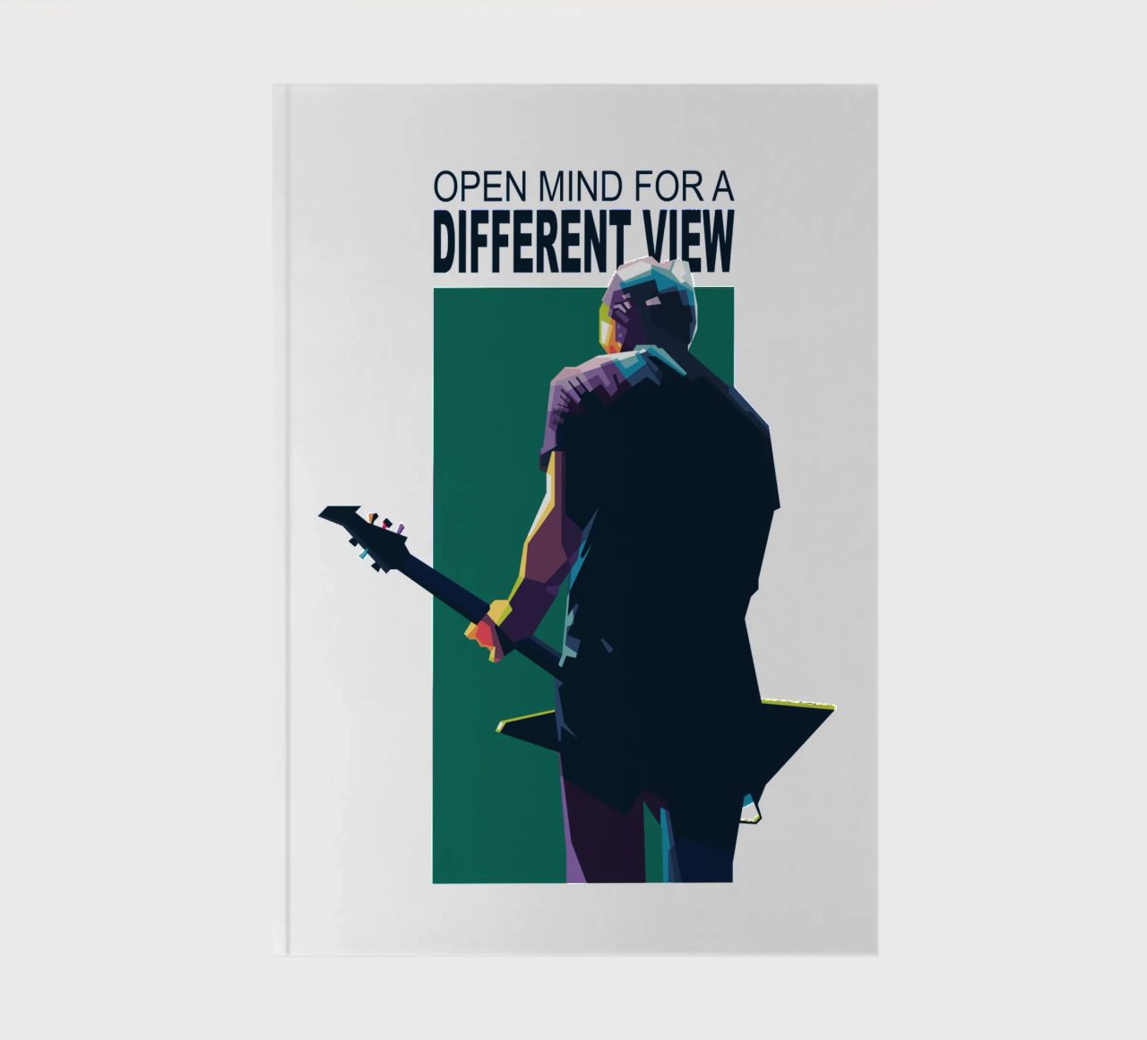 Open mind for a different view notebook by Alkahfsmart
