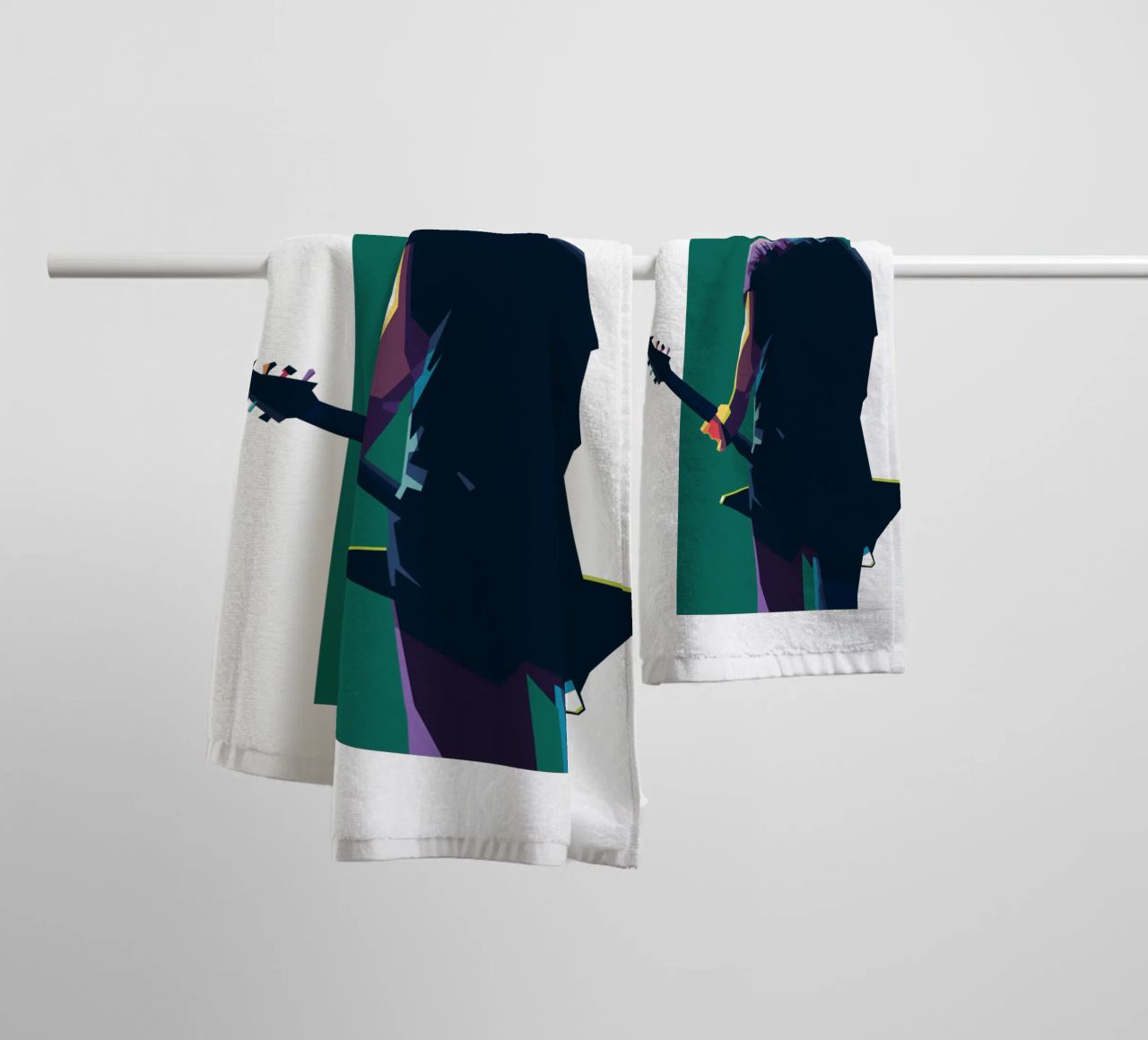 Open mind for a different view towel by Alkahfsmart