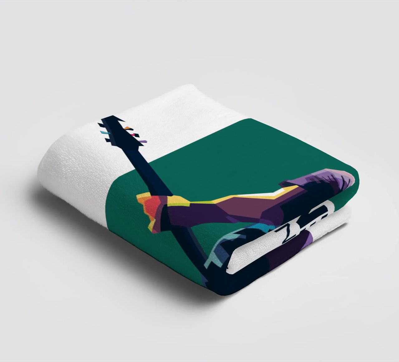 Open mind for a different view towel by Alkahfsmart