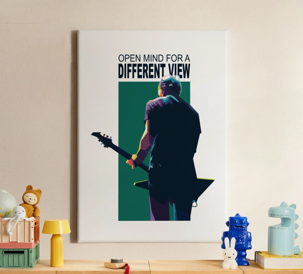 Open mind for a different view canvas by Alkahfsmart