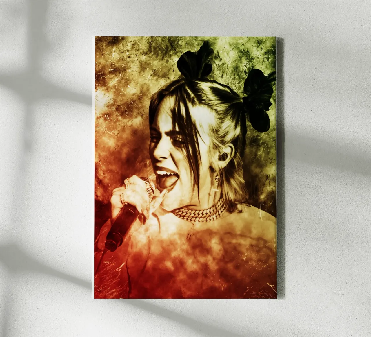 Arte di Billie tela con Cornice a cassetta da neonartroom