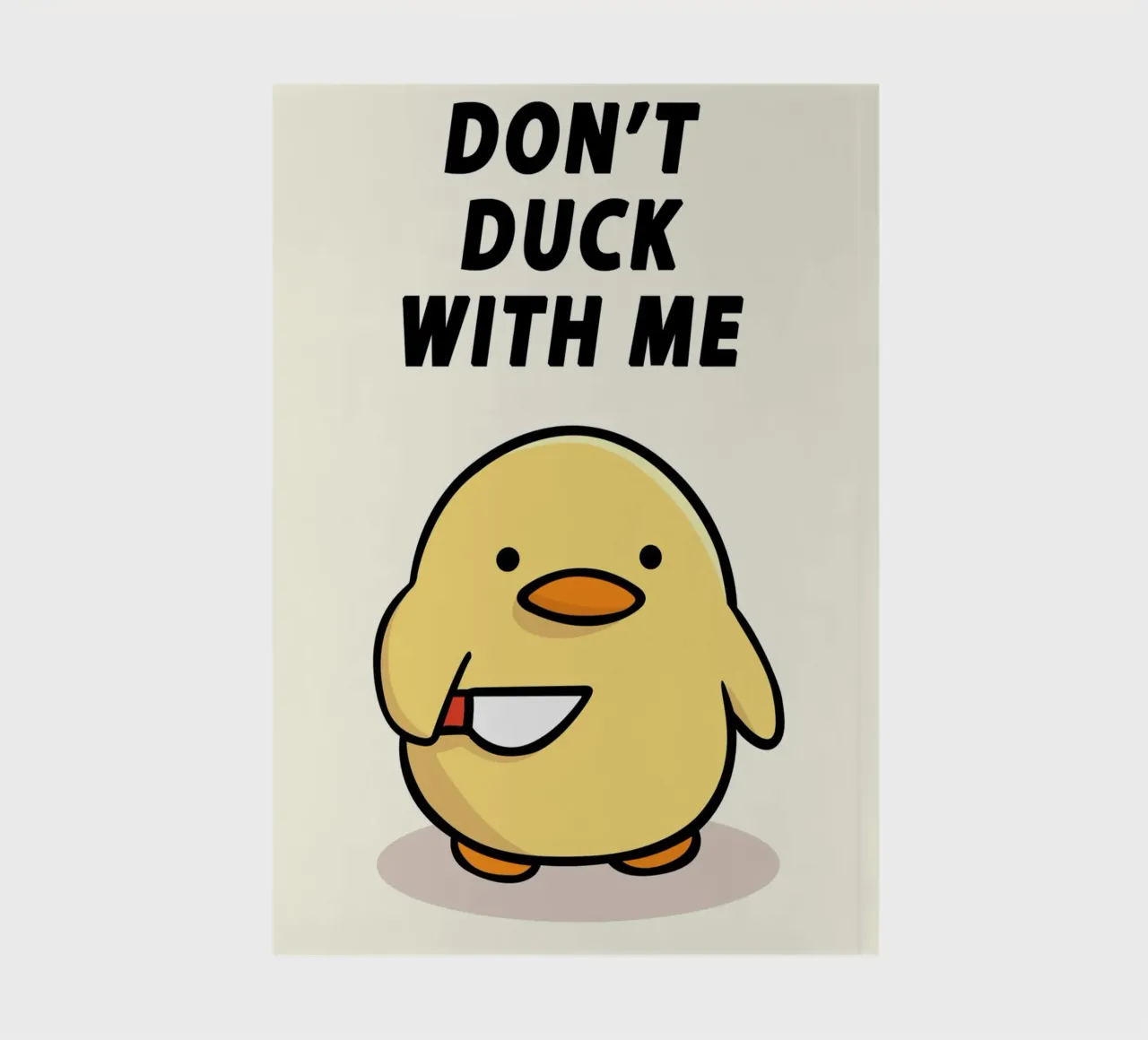 Don't Duck With Me cuaderno de Nando Art