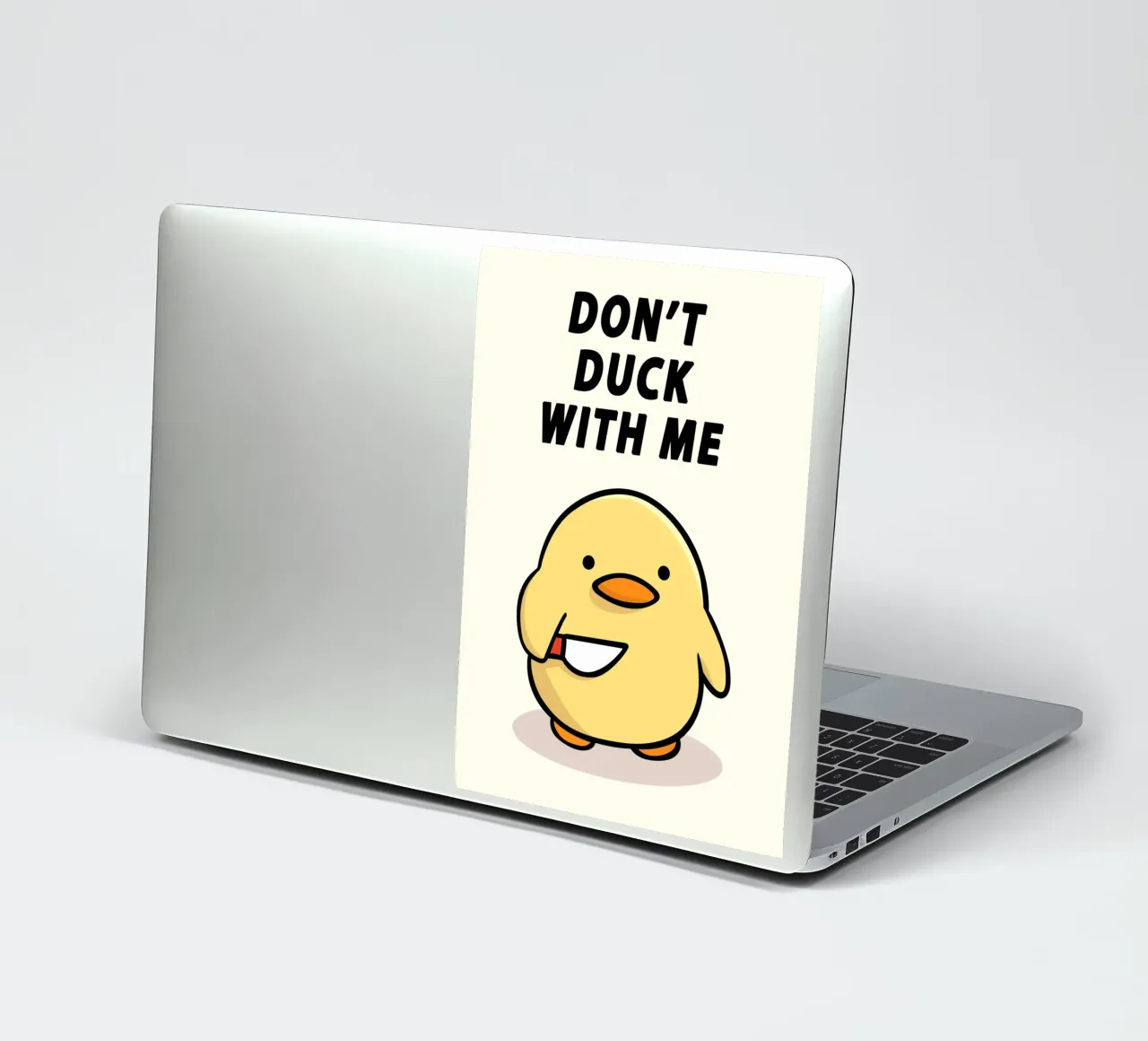 Don't Duck With Me pegatina de Nando Art