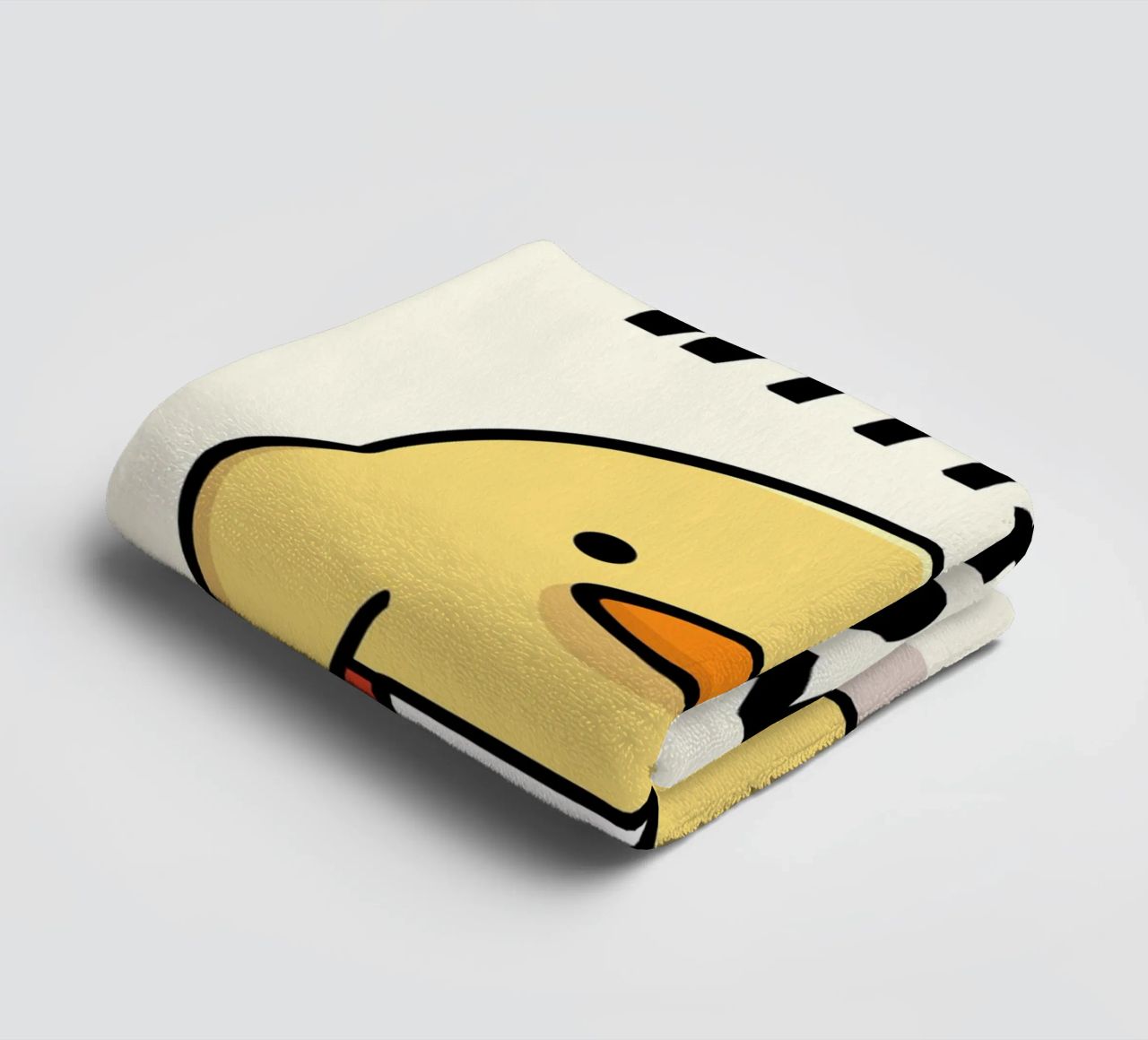 Don't Duck With Me towel by Nando Art