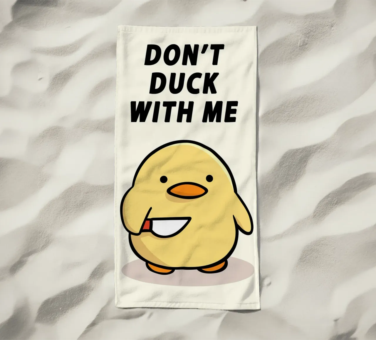 Don't Duck With Me telo mare da Nando Art