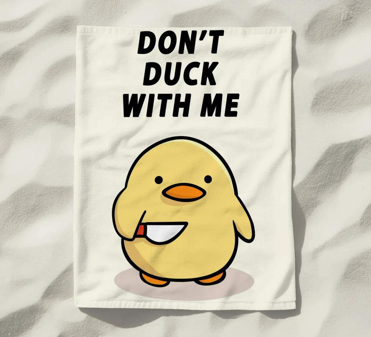 Don't Duck With Me telo mare da Nando Art