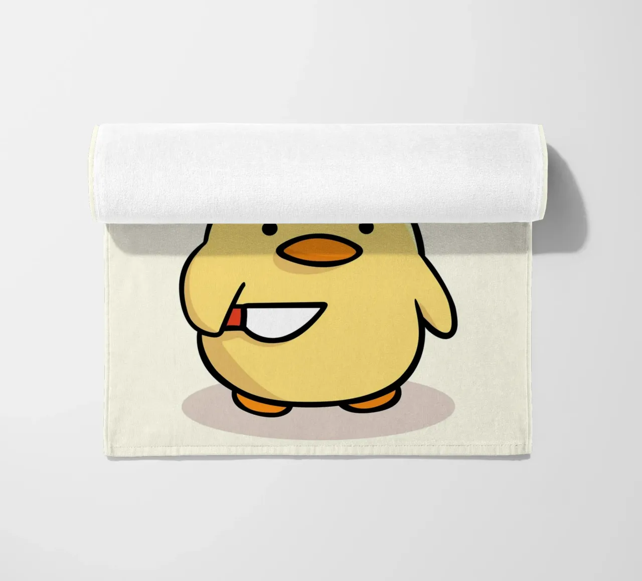 Don't Duck With Me Strandtuch von Nando Art