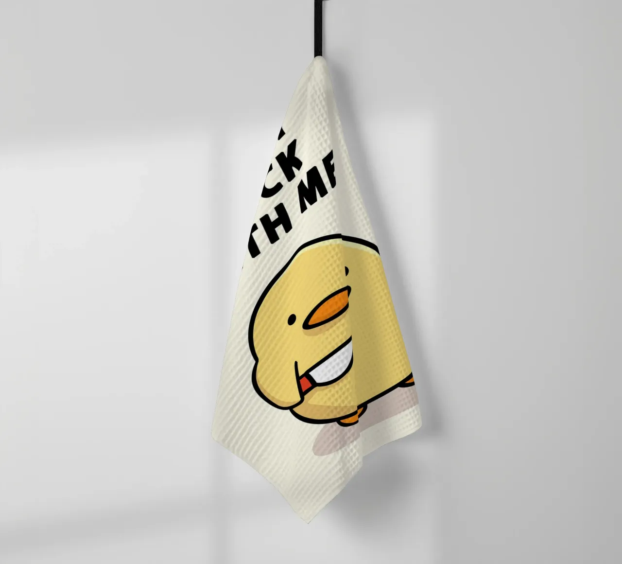 Don't Duck With Me canovaccio da cucina da Nando Art