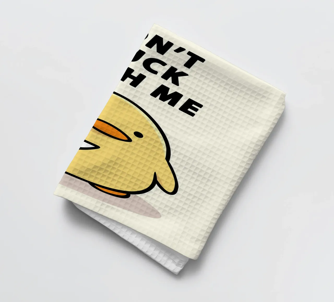 Don't Duck With Me theedoek van Nando Art