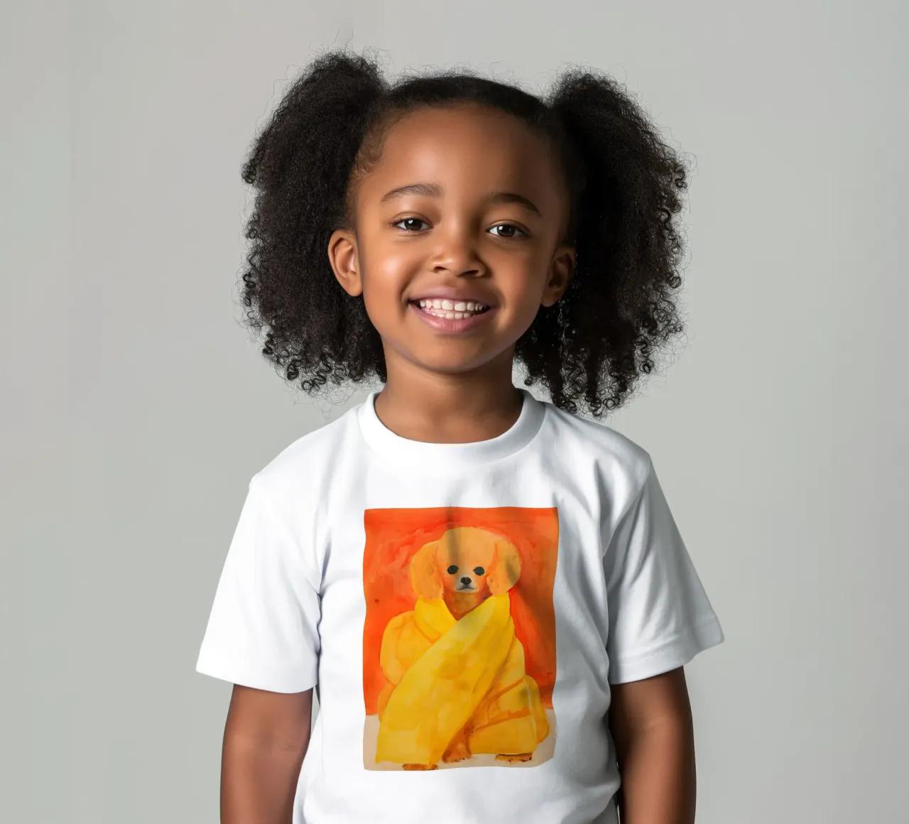 Flauschiger Freund Kinder T-Shirt von DaarbyN