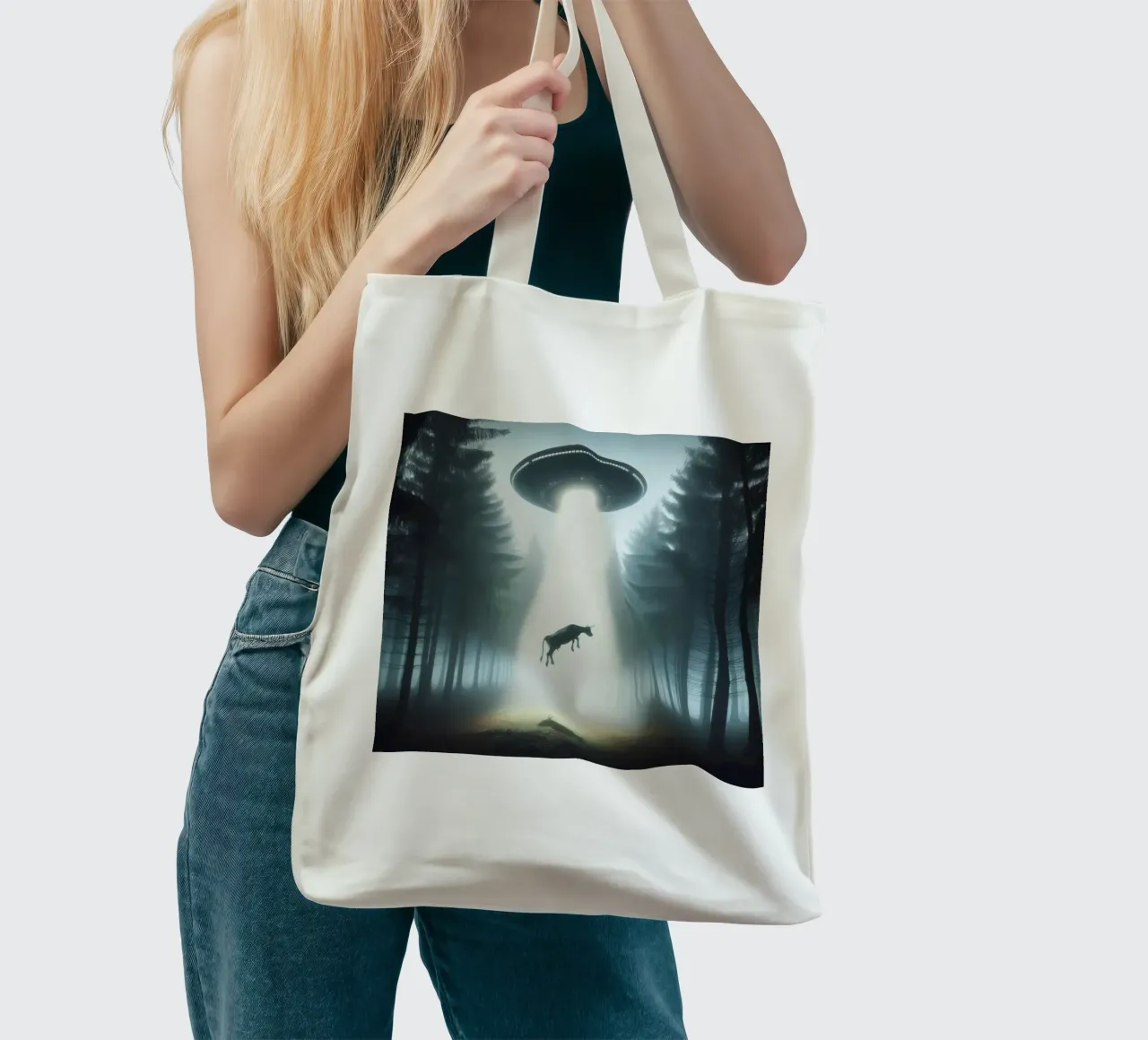 Believe borsa in juta da Art Unleashed