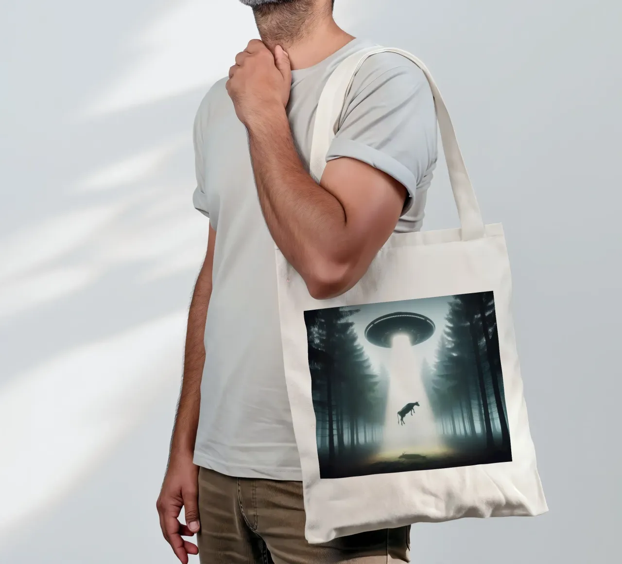 Believe borsa in juta da Art Unleashed