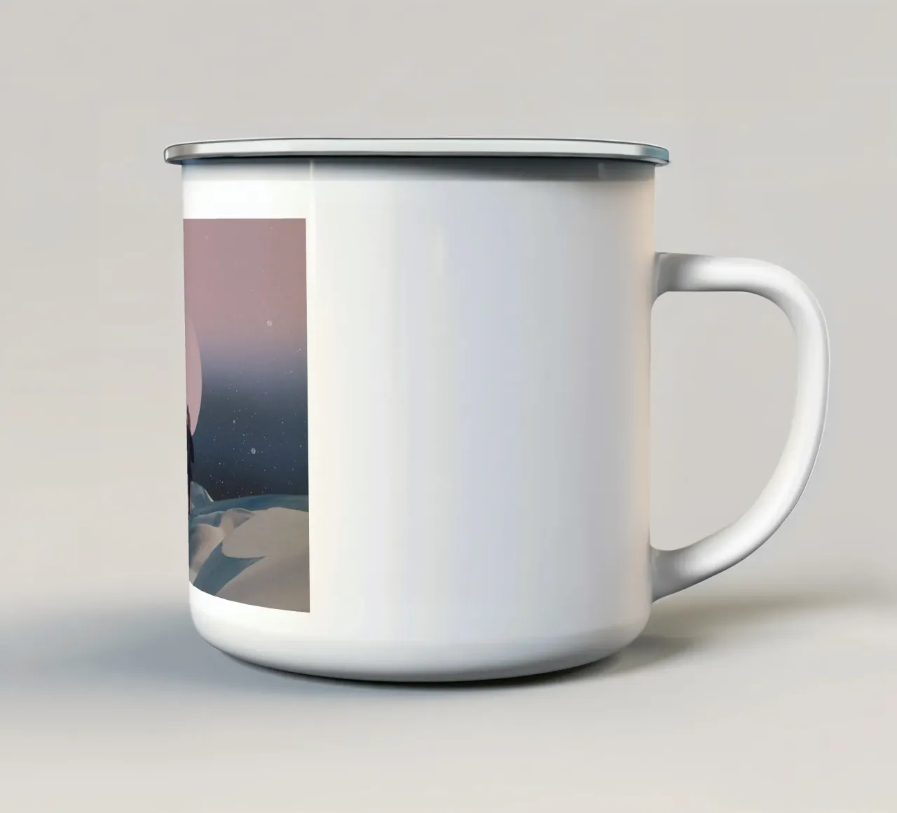 It is our chance to leave forever tazza in smalto da Frank Moth