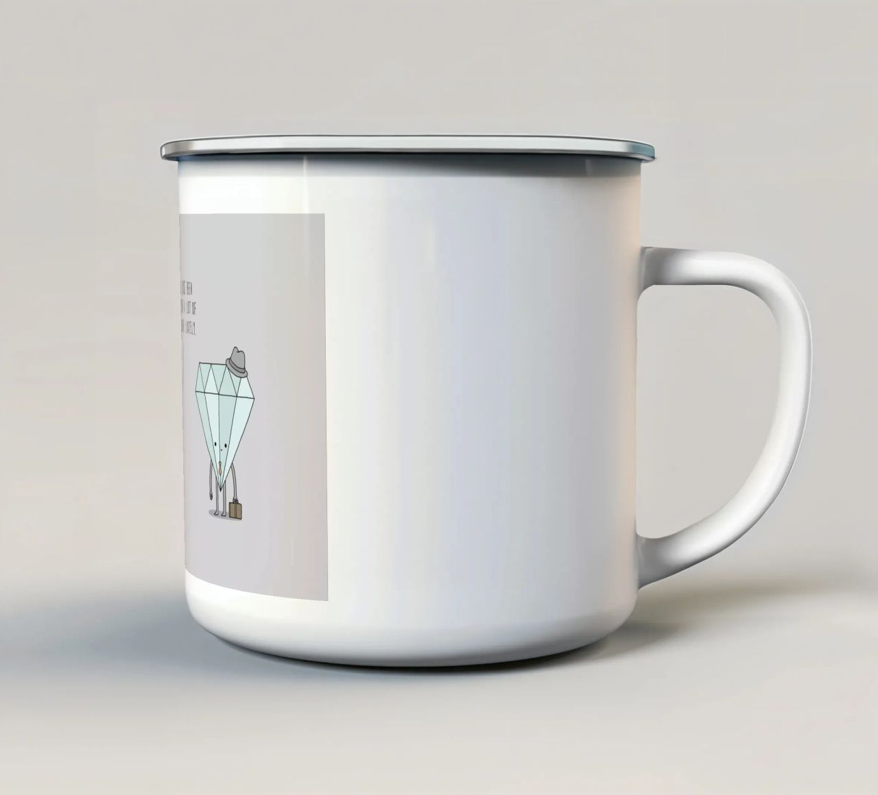 The Daily Grind tazza in smalto da Jaco Haasbroek