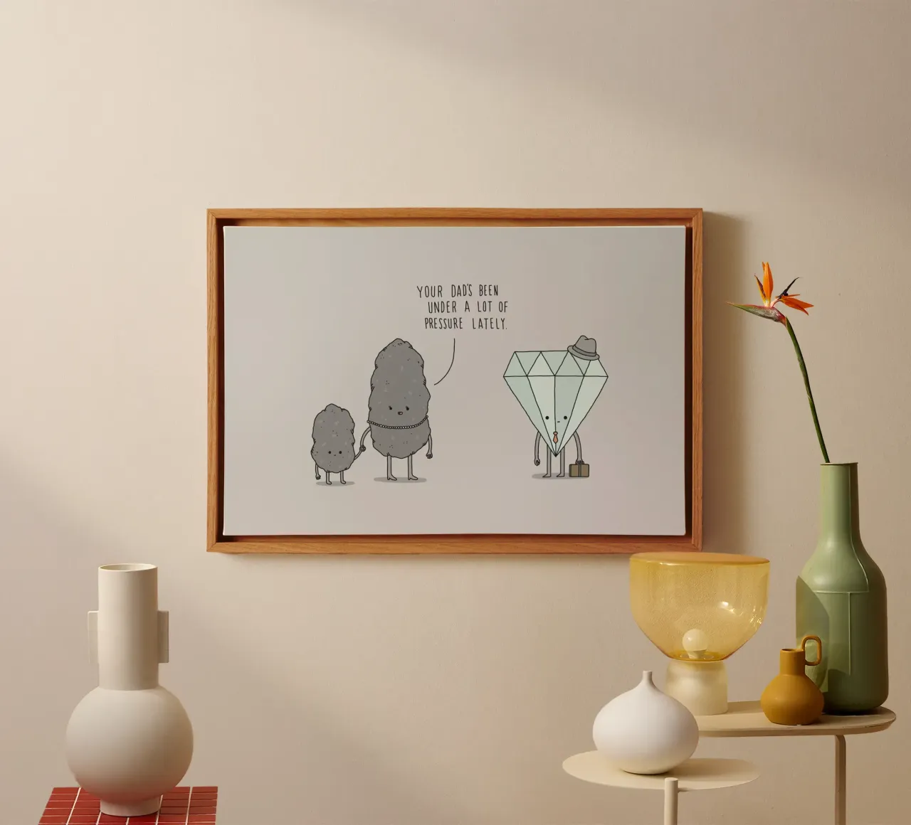 The Daily Grind tela con Cornice a cassetta da Jaco Haasbroek