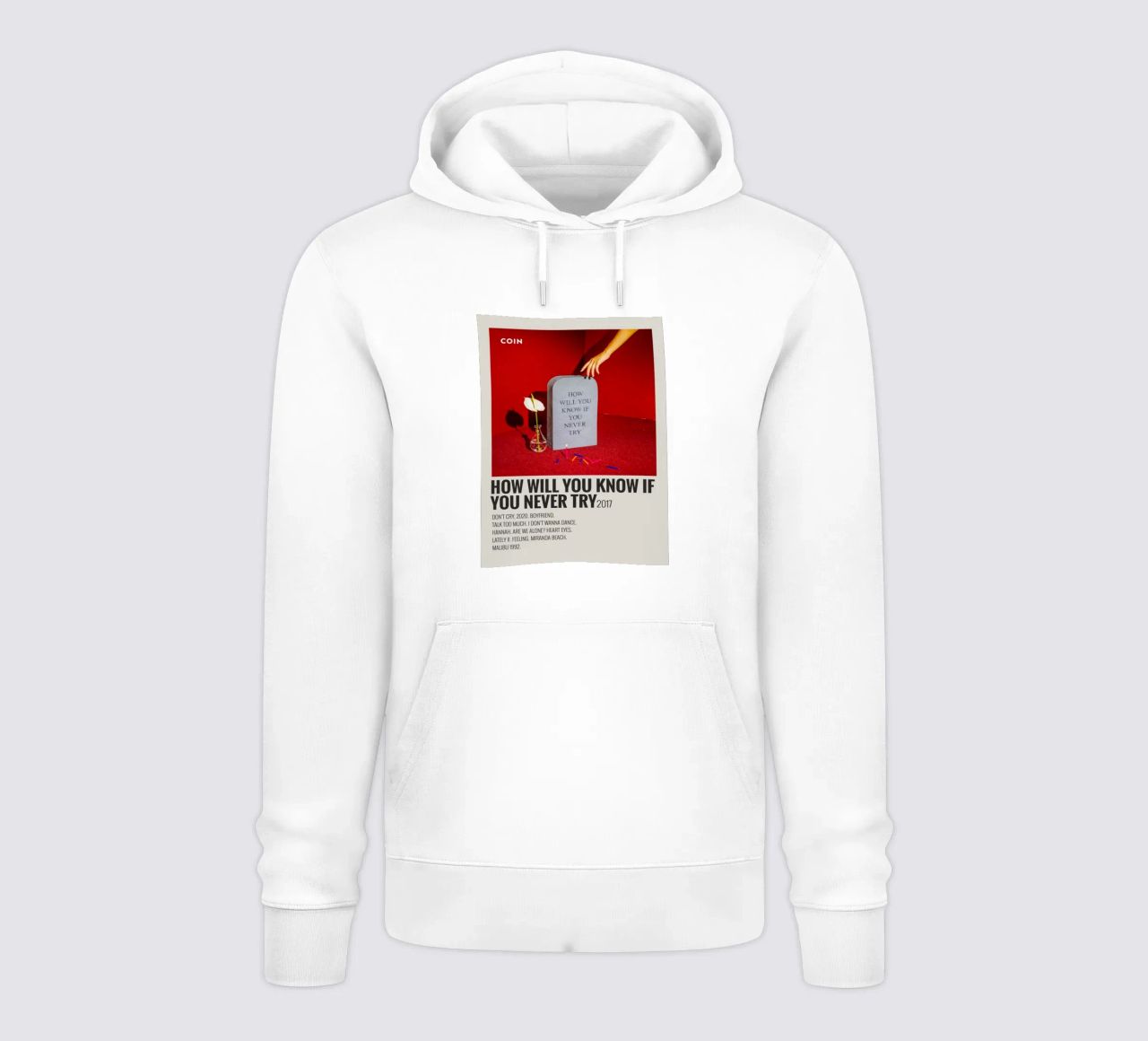 How Will You Know If You Never Try by Coin sudadera con capucha de SoundStudio