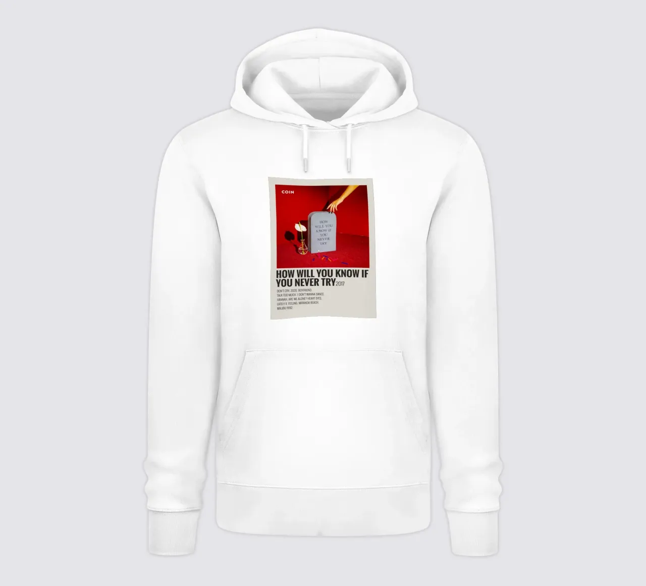 How Will You Know If You Never Try by Coin sweat à capuche de SoundStudio